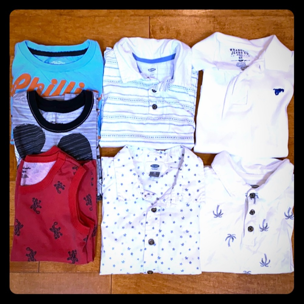 🌟BUNDLE🌟 of Boy’s shirts size 5t
